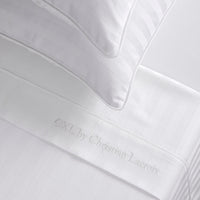Ensemble de draps  : drap-housse, drap plat, taie(s) d'oreiller en satin de coton - tisse Jacquard - Blanc - CXL by Christian Lacroix Maison