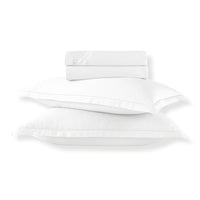 Ensemble de draps satin de coton - Uni 1 baratta Blanc 01