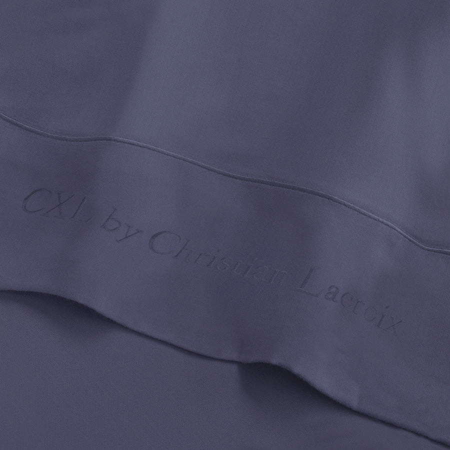 Ensemble de draps satin de coton - Uni 1 baratta Bleu 06