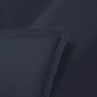 Ensemble de draps satin de coton - Uni 1 baratta Bleu 07
