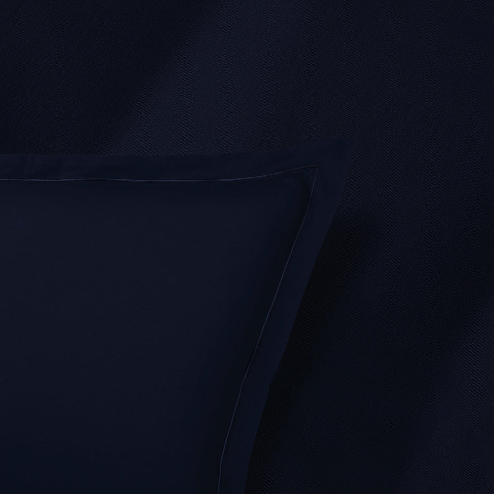 Ensemble de draps satin de coton - Uni 1 baratta Bleu 11