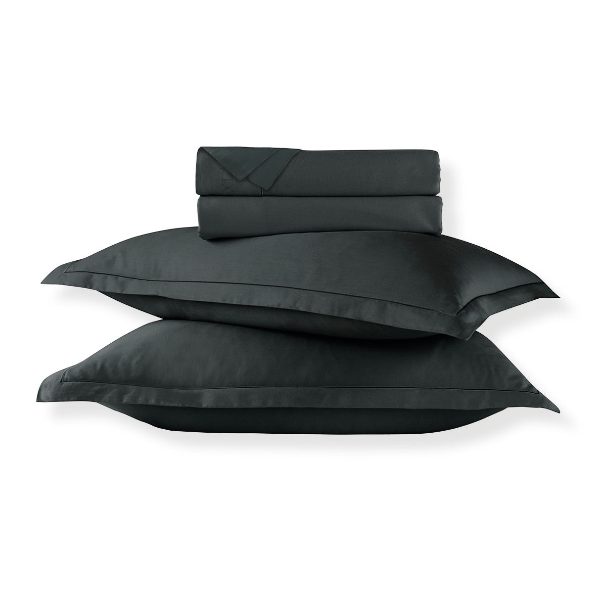 Ensemble de draps satin de coton - Uni 1 baratta Gris 03