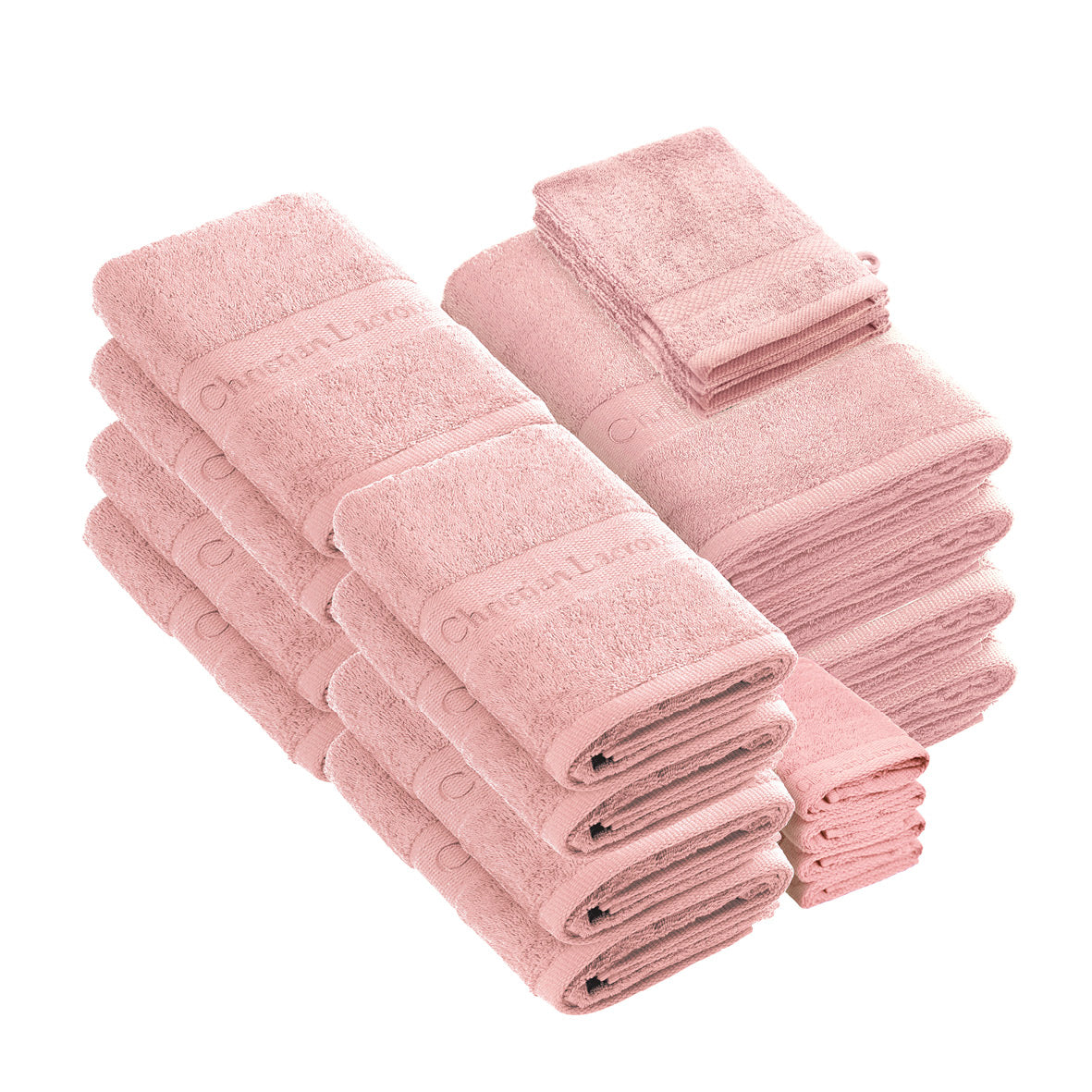 Ensemble de linge de bain 20 pièces - 100 % coton peigné 570 g/m² - Azur - CXL by Christian Lacroix Maison