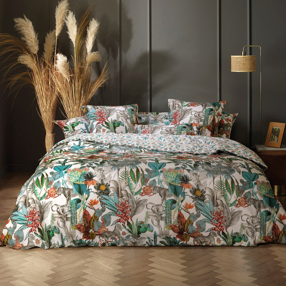 Housse de couette satin de coton - Zanzibar blanc - CXL by Christian Lacroix Maison
