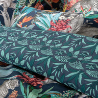 Housse de couette satin de coton - Zanzibar bleu - CXL by Christian Lacroix Maison