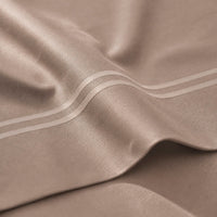 Housse de couette + taie d'oreiller satin de coton - Nîmes Taupe / Taupe - CXL by Christian Lacroix Maison