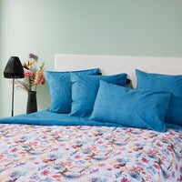 Housse de couette + taie(s) d'oreiller percale de coton - Multico pétrole Paradiso - CXL by Christian Lacroix Maison