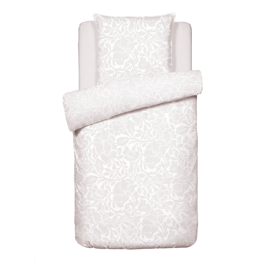 Duvet cover + pillowcase(s) cotton satin - Arabesque Taupe