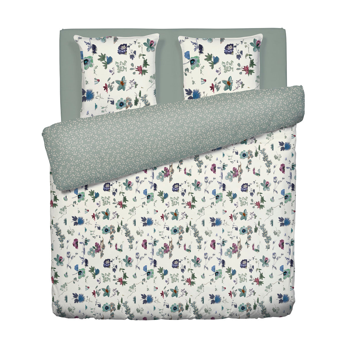 Housse de couette + taie(s) d'oreiller satin de coton - Semis Jaune - CXL by Christian Lacroix Maison