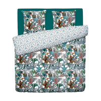 Housse de couette + taie(s) d'oreiller satin de coton -Zanzibar blanc - CXL by Christian Lacroix Maison