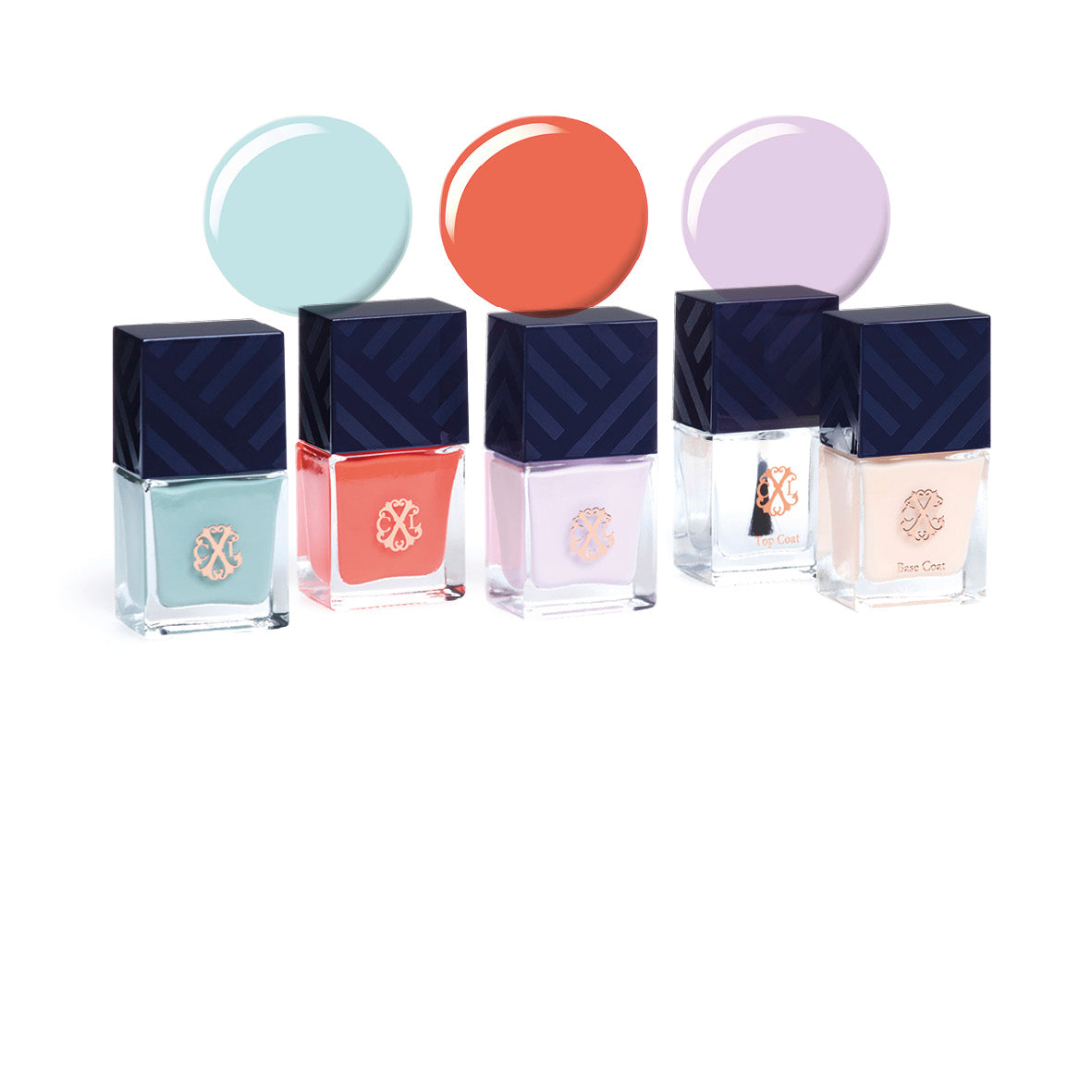 Kit de 3 vernis à ongles avec base coat et top coat - CXL by Christian Lacroix Maison
