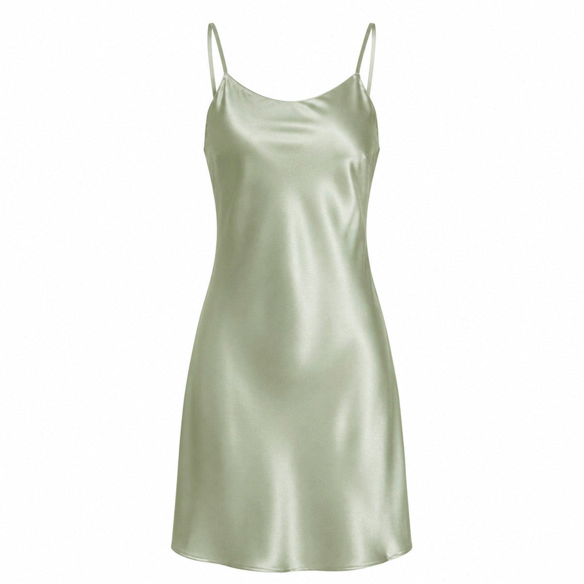 Nuisette courte en soie - Thaléa Vert sauge - CXL by Christian Lacroix Maison