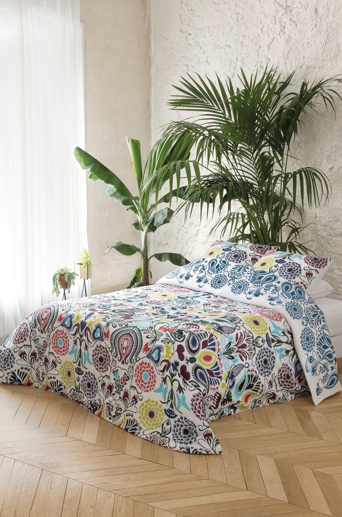 Pack linge de lit - Parure Love stories Mulitcolor + Drap-housse blanc cassé - CXL by Christian Lacroix Maison