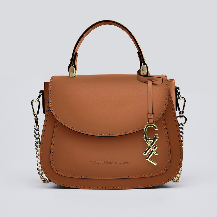 Petit sac à main Haussmann en cuir de veau italien