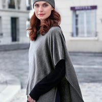 Poncho cachemire - Gris - CXL by Christian Lacroix Maison