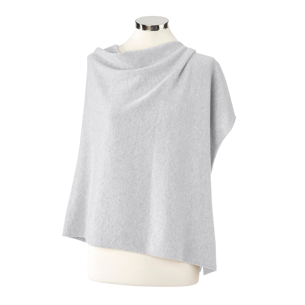 Poncho cachemire - Gris clair - CXL by Christian Lacroix Maison