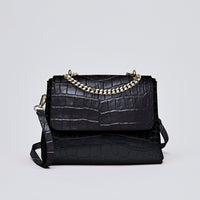 Sac à bandoulière Cremieux en cuir croco italien - CXL by Christian Lacroix Maison