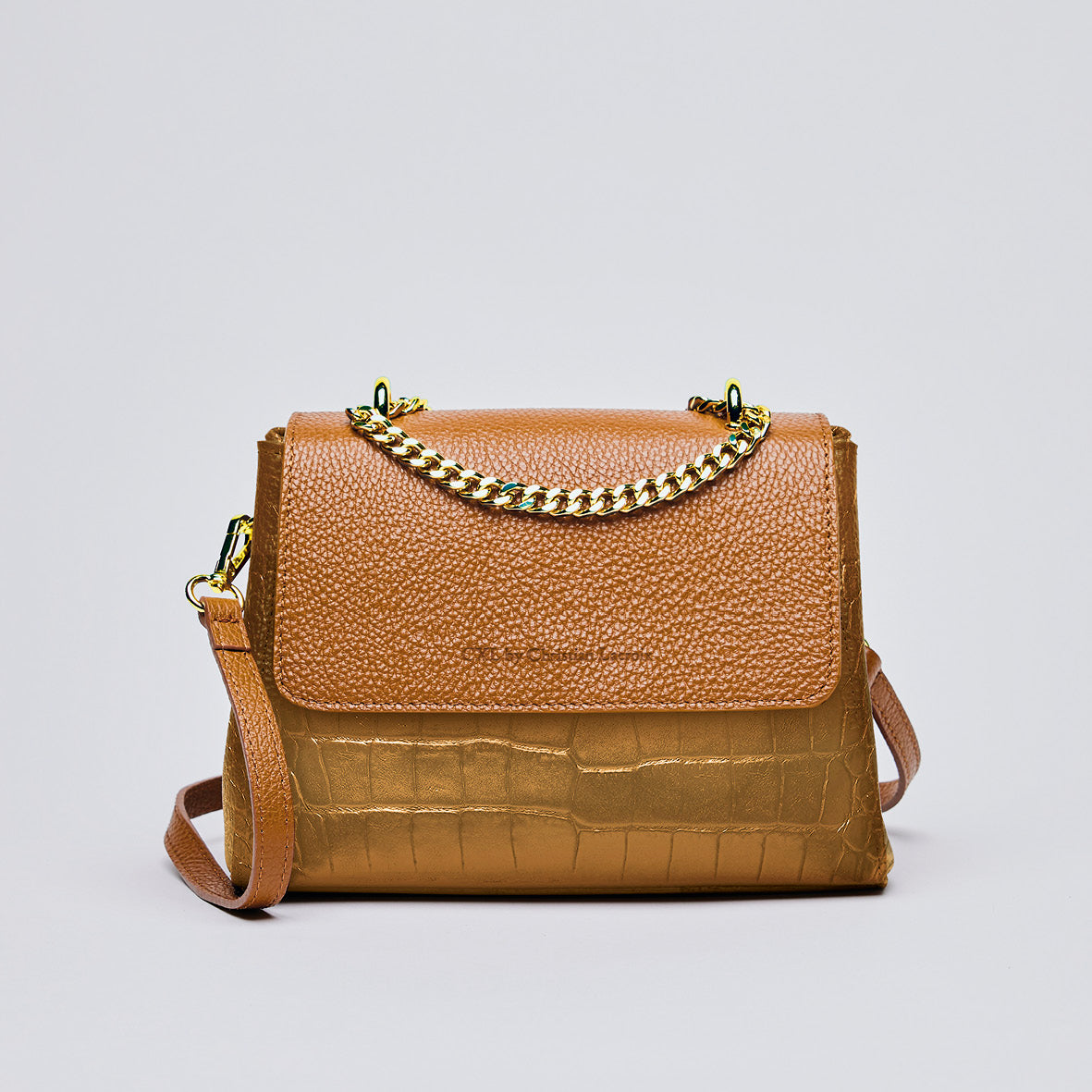 Sac à bandoulière Cremieux en cuir croco italien - CXL by Christian Lacroix Maison