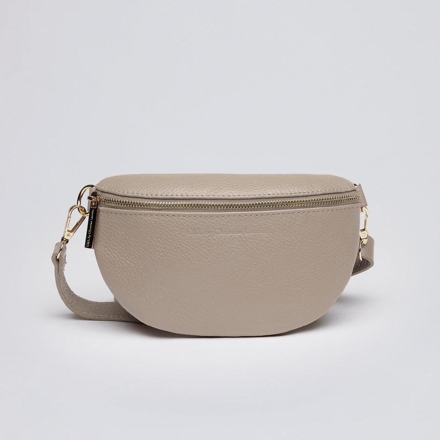 Sac banane Madeleine en cuir de veau italien