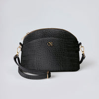 Sac bandoulière Malesherbes en cuir croco - CXL by Christian Lacroix Maison