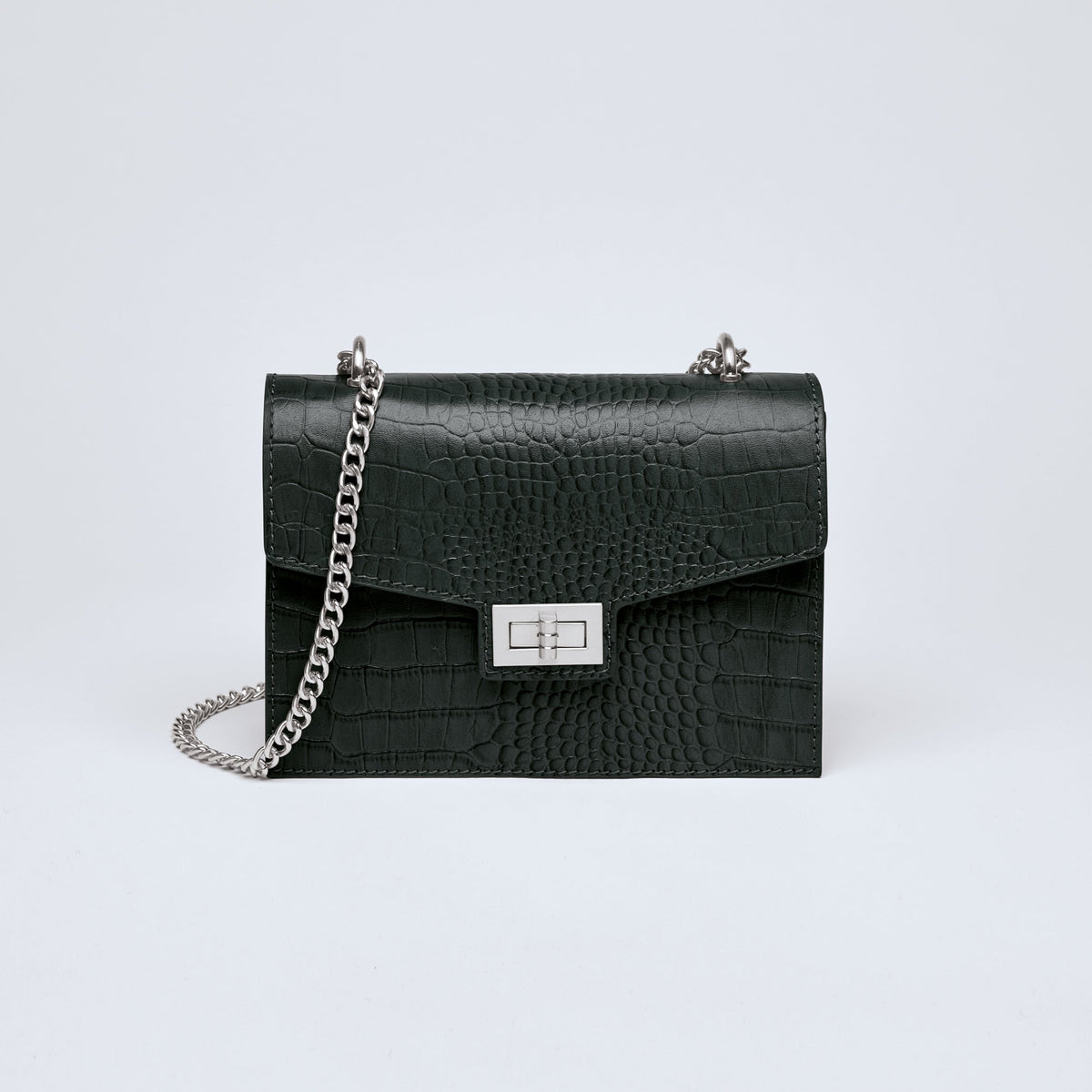 Sac bandoulière Peuplier en cuir croco - CXL by Christian Lacroix Maison