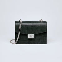 Sac bandoulière Peuplier en cuir croco - CXL by Christian Lacroix Maison