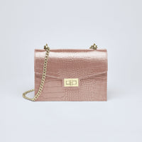 Sac bandoulière Peuplier en cuir croco - CXL by Christian Lacroix Maison