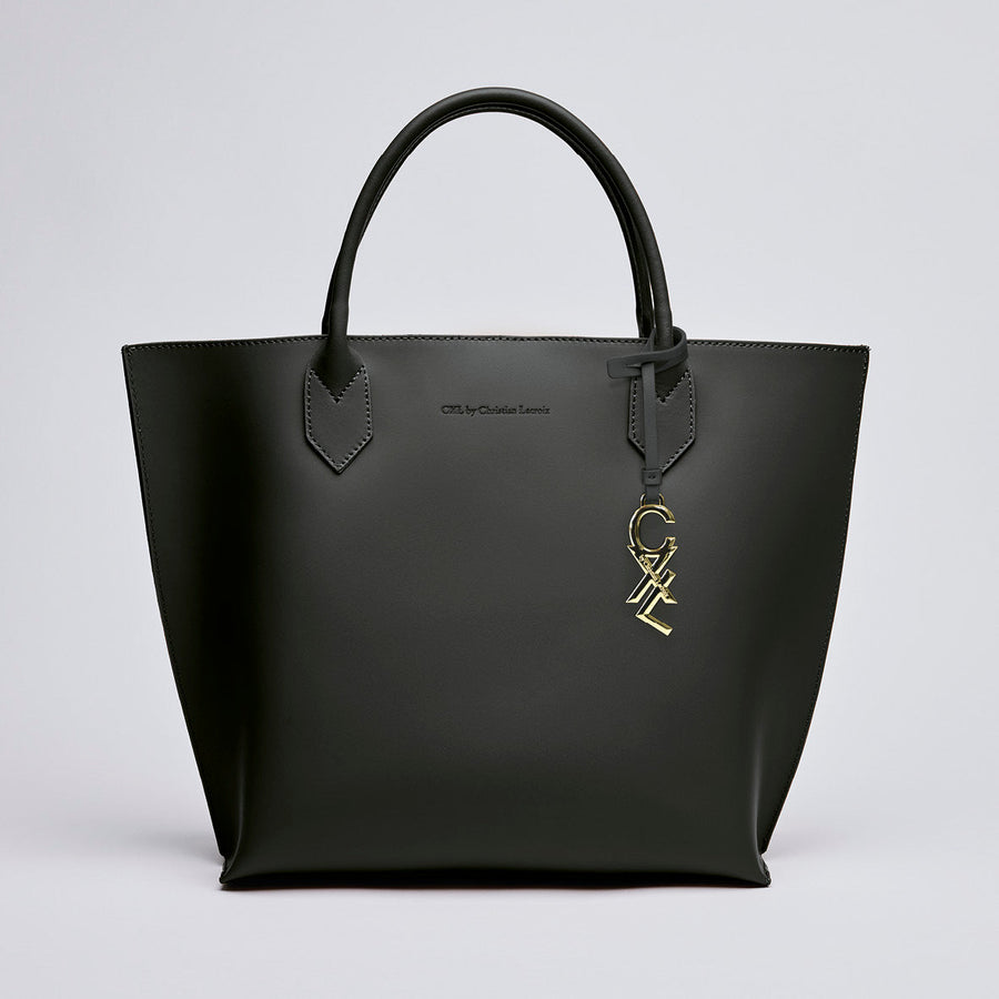 Sac cabas George V en cuir de veau italien avec pochette amovible