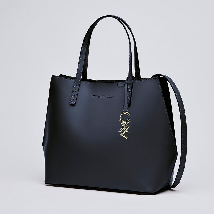 Sac cabas Rivoli en cuir de veau italien avec pochette amovible