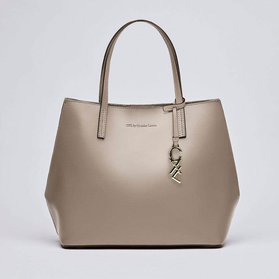 Sac cabas Rivoli en cuir de veau italien avec pochette amovible