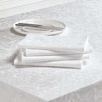 Set de 4 serviettes - Arabesque blanc - CXL by Christian Lacroix Maison