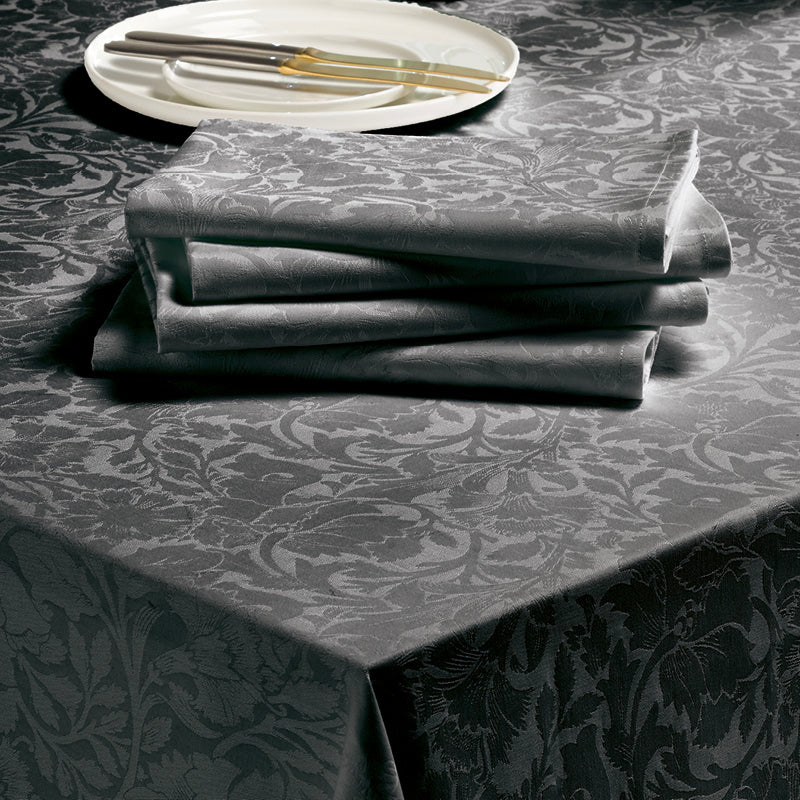 Set of 4 napkins - Arabesque Dark grey