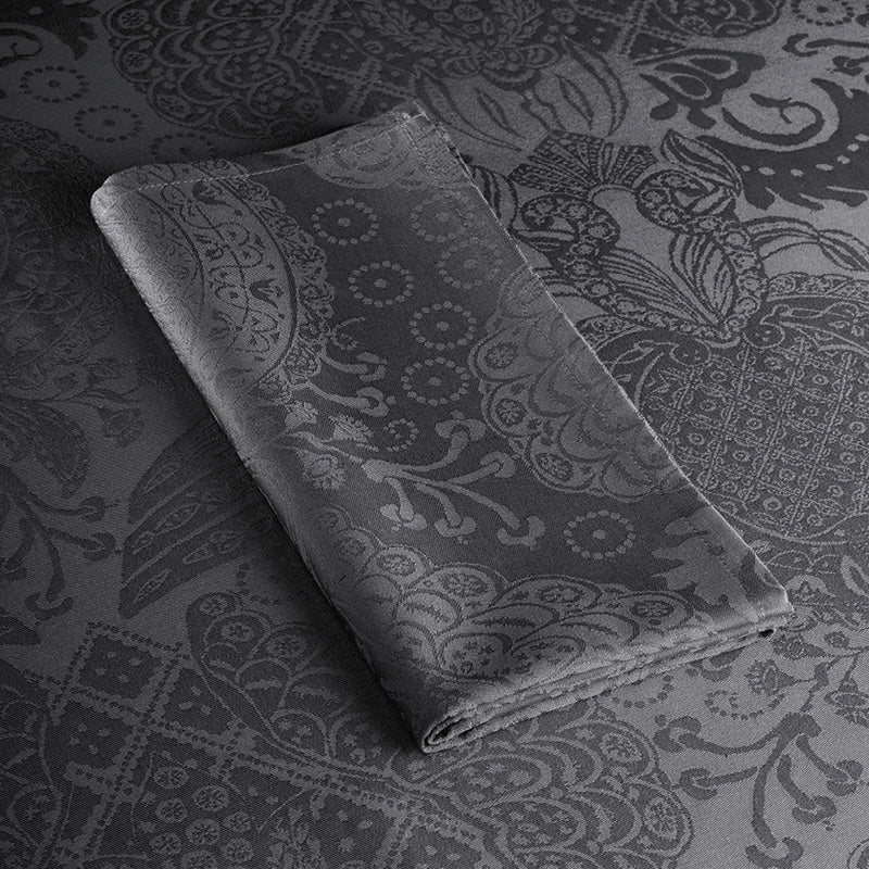 Set de 4 serviettes - Arles gris foncé - CXL by Christian Lacroix Maison