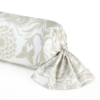 Taie de traversin satin de coton - Love stories Taupe - CXL by Christian Lacroix Maison