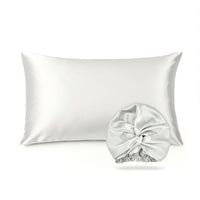 Taie d'oreiller + bonnet de nuit en soie - Brume de soie Blanc - CXL by Christian Lacroix Maison