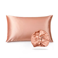 Taie d'oreiller + bonnet de nuit en soie - Brume de soie Or rose - CXL by Christian Lacroix Maison