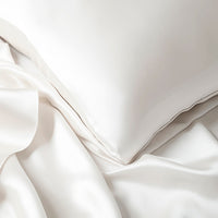 Taie d'oreiller en soie - Brume de soie Blanc - CXL by Christian Lacroix Maison