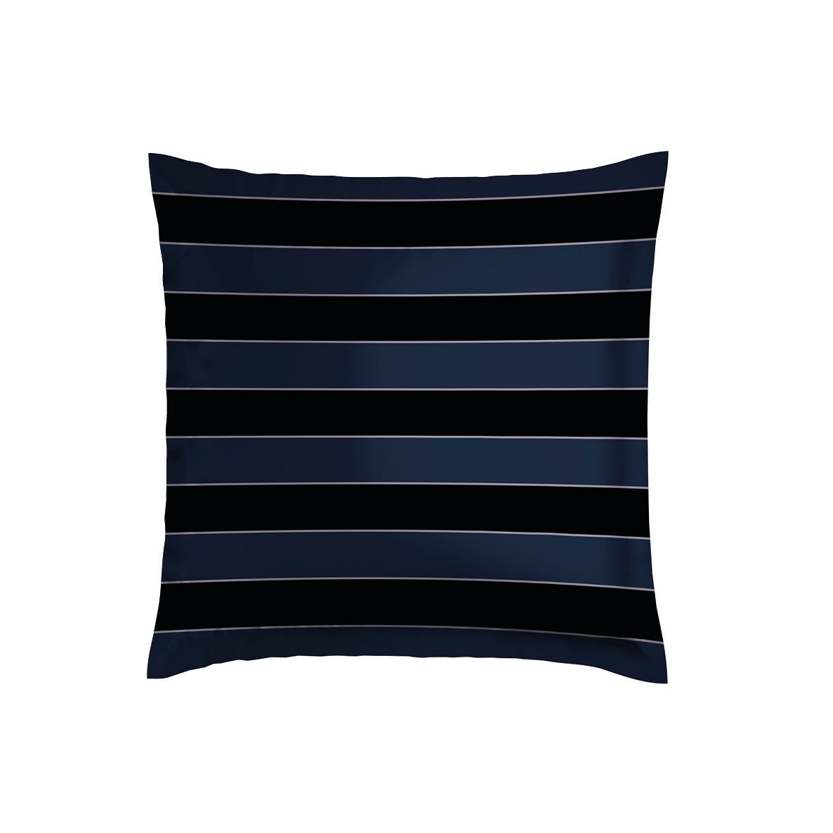 Taie d'oreiller satin de coton - Eclipse Bleu foncé - CXL by Christian Lacroix Maison