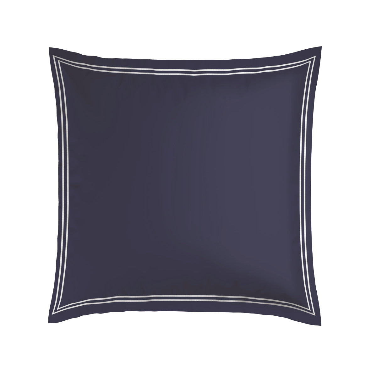 Taie d'oreiller satin de coton - Nîmes Blanc / Bleu foncé - CXL by Christian Lacroix Maison