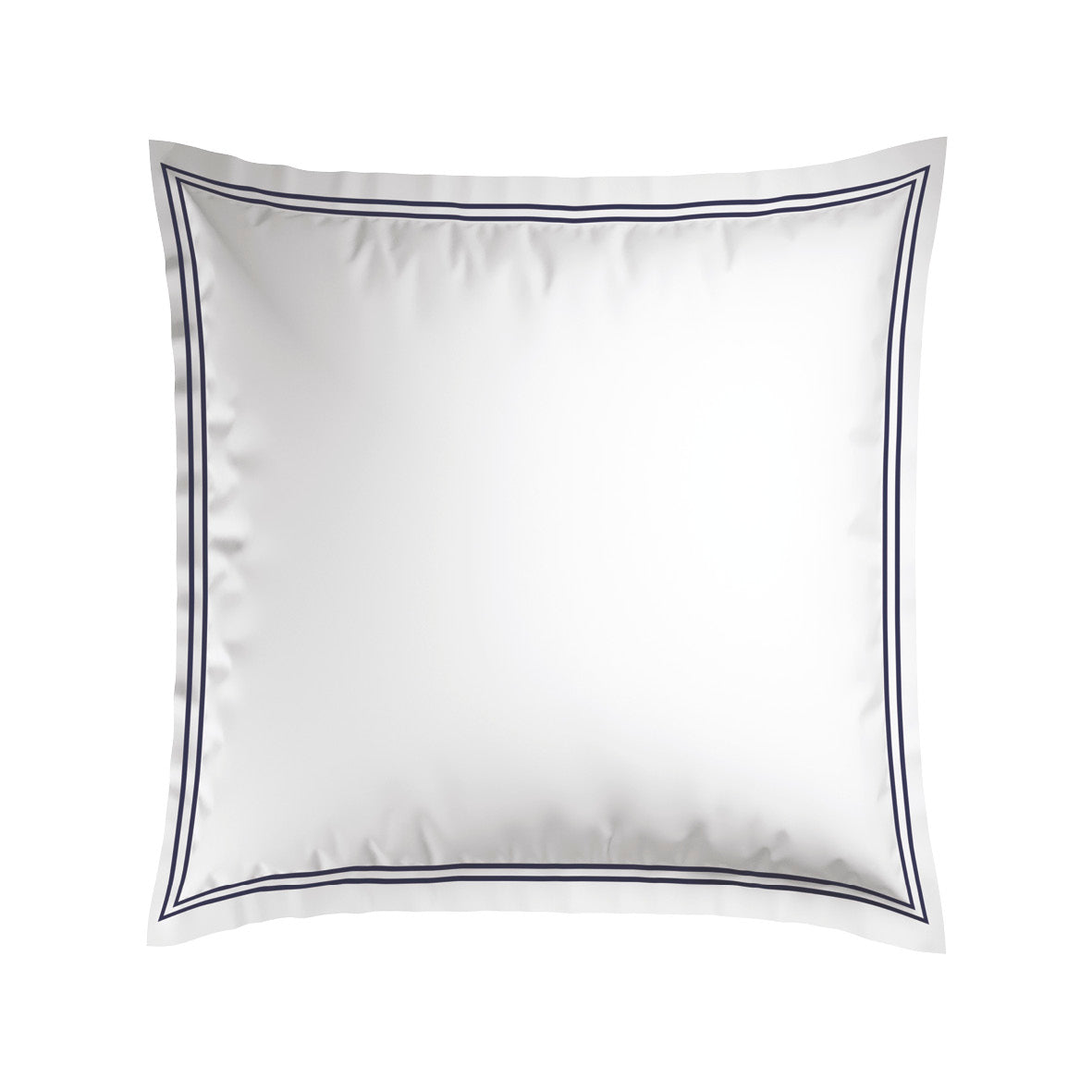 Taie d'oreiller satin de coton - Nîmes Bleu foncé / Blanc - CXL by Christian Lacroix Maison