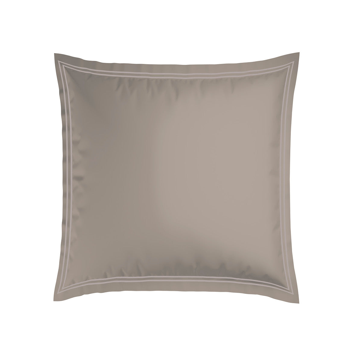 Taie d'oreiller satin de coton - Nîmes Taupe / Taupe - CXL by Christian Lacroix Maison
