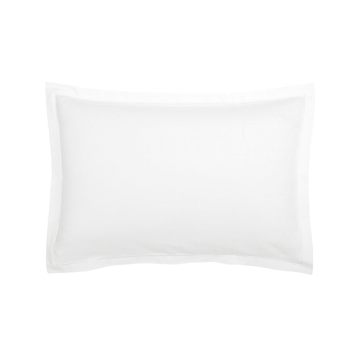Taie d'oreiller satin de coton - Uni 1 baratta Blanc - CXL by Christian Lacroix Maison