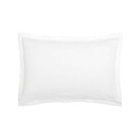 Taie d'oreiller satin de coton - Uni 1 baratta Blanc - CXL by Christian Lacroix Maison