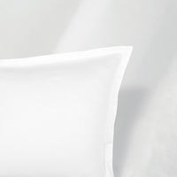 Taie d'oreiller satin de coton - Uni 1 baratta Blanc - CXL by Christian Lacroix Maison