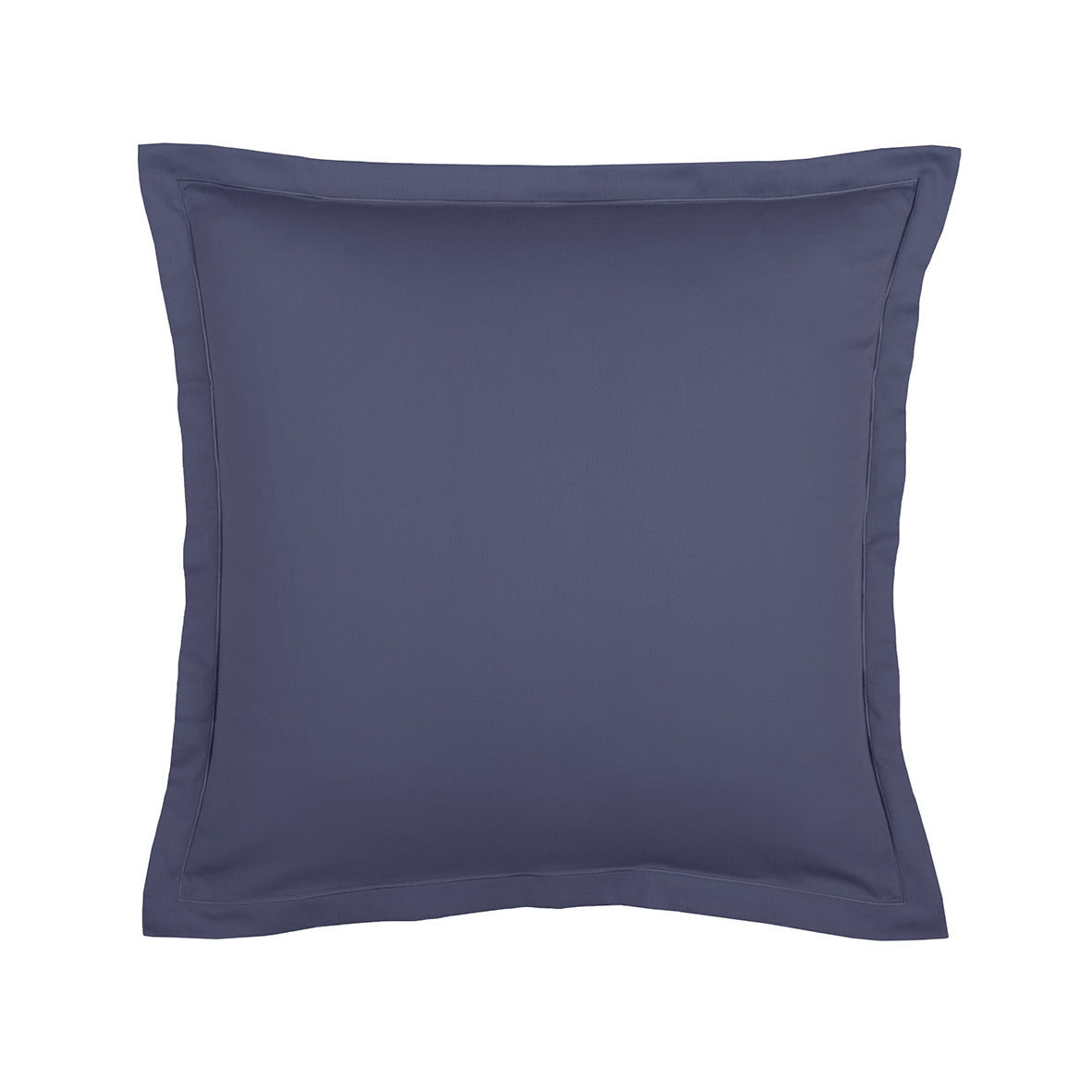 Taie d'oreiller satin de coton - Uni 1 baratta Bleu denim délavé - CXL by Christian Lacroix Maison
