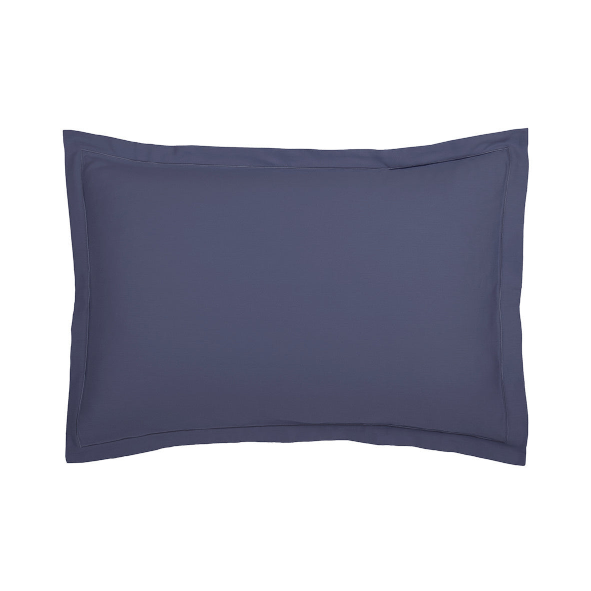 Taie d'oreiller satin de coton - Uni 1 baratta Bleu denim délavé - CXL by Christian Lacroix Maison