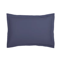 Taie d'oreiller satin de coton - Uni 1 baratta Bleu denim délavé - CXL by Christian Lacroix Maison