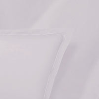 Taie d'oreiller satin de coton - Uni 1 baratta Gris perle - CXL by Christian Lacroix Maison