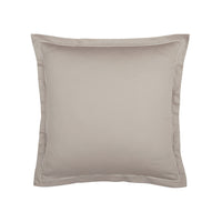 Taie d'oreiller satin de coton - Uni 1 baratta Taupe chaud - CXL by Christian Lacroix Maison