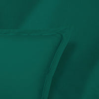 Taie d'oreiller satin de coton - Uni 1 baratta Vert paon - CXL by Christian Lacroix Maison